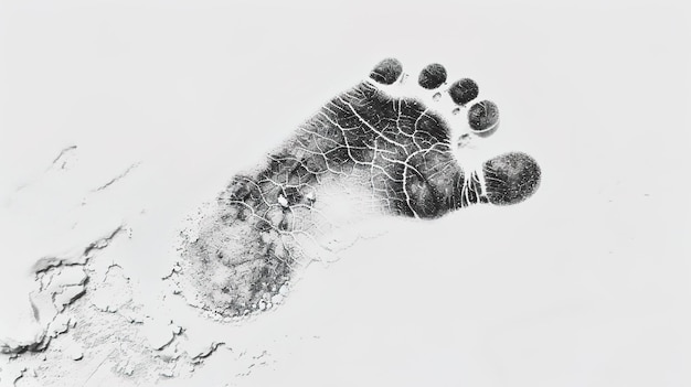 Photo footprint symbol