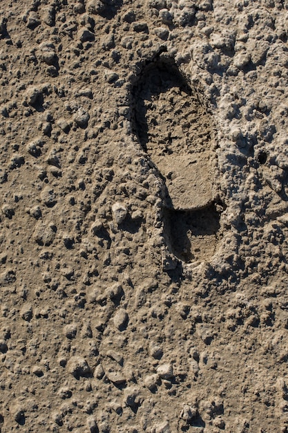 Footstep pattern in Cement Concrete