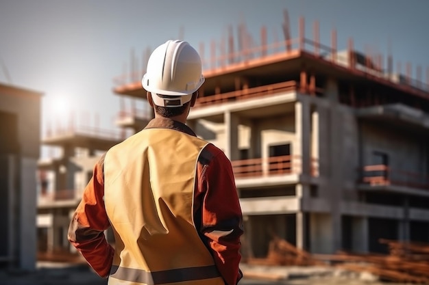 Foreman at a construction site