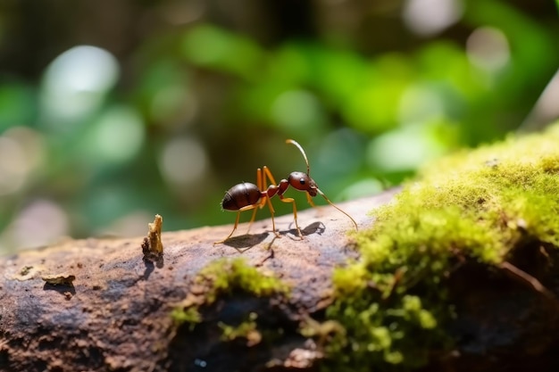 Forest insect tree Generate Ai