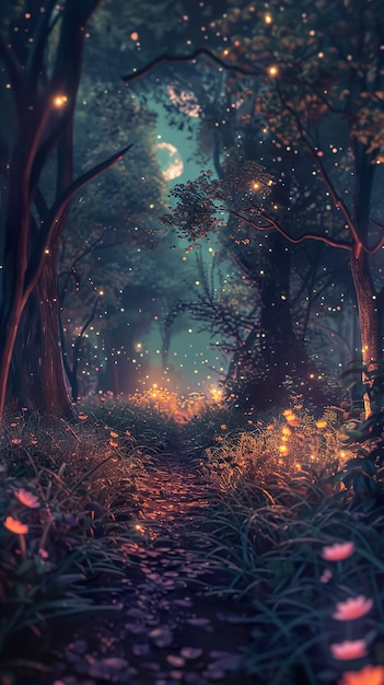 the forest of the night by person