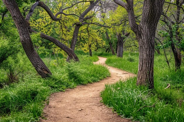 Photo forest pathway ar c