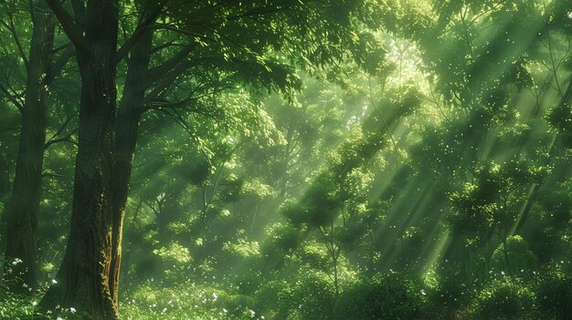 A Forest of Sunlight A Glimpse into the World of 3D Art Generative AI