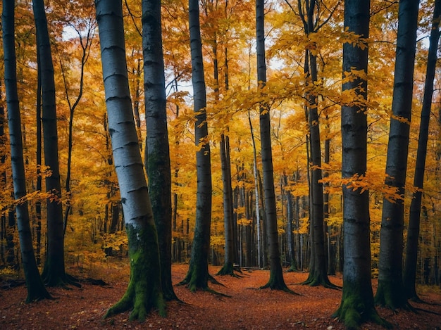 a forest with a path that has the word quot in the middle of it