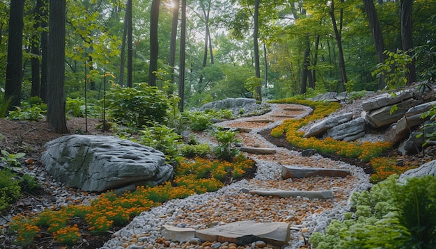 Photo forests and mountains