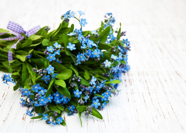 Forget-me-nots flowers