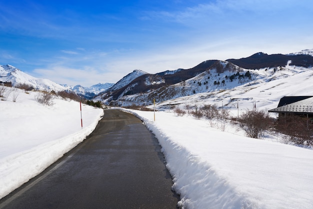 Formigal ski area in Huesca Pyrenees Spain