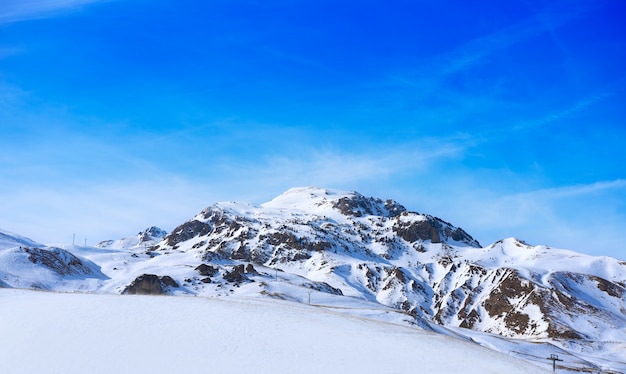 Formigal ski area in Huesca Pyrenees Spain