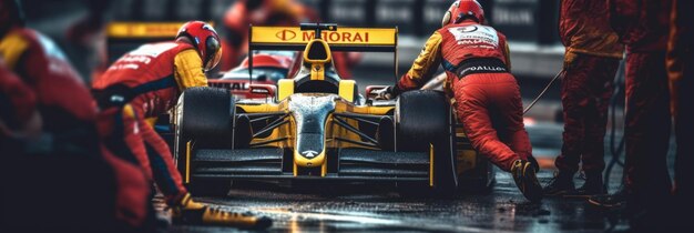 Formula 1 pit stop Generative AI