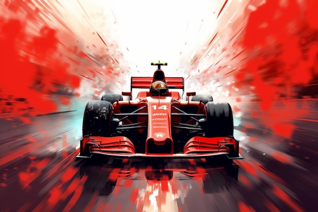 A Formula One Driver Awaits the Beginning of the Race Generative AI