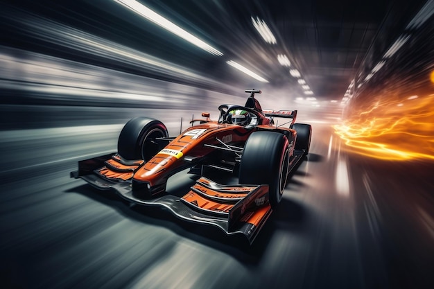 A Formula One Driver Awaits the Beginning of the Race Generative AI