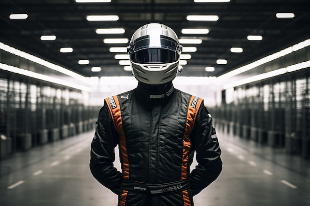 A Formula One Driver Awaits the Beginning of the Race Generative AI