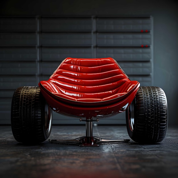 Formula racing car Background with selective focus and copy space