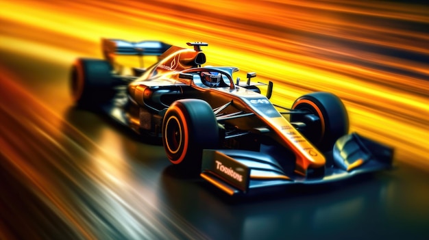 Formula Racing car HD 8K wallpaper Stock Photographic Image