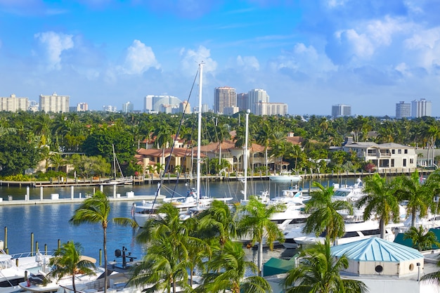 Fort Lauderdale Stranahan river at Florida