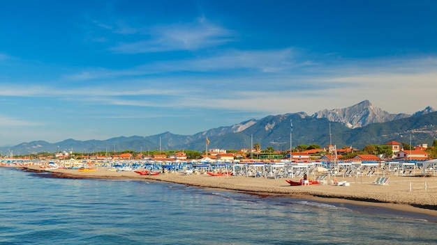 Forte dei marmi beach view