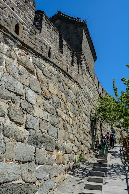 Fortress wall with battlements The Great Wall