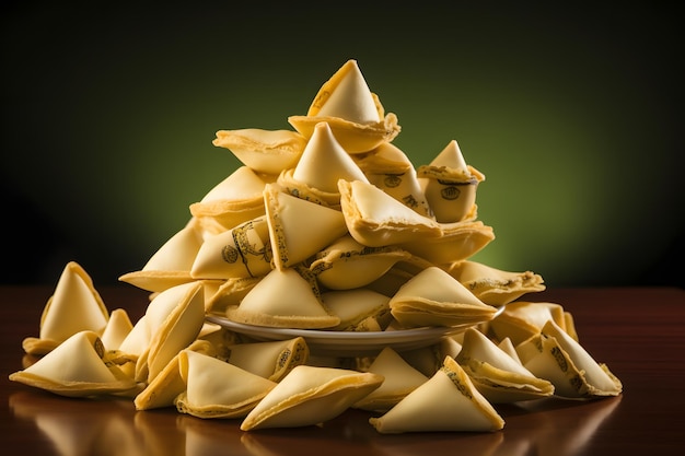 Fortune Cookies Pile