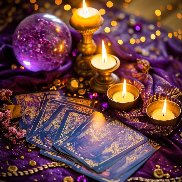 Photo fortune teller secret world full of the art and science of psychic