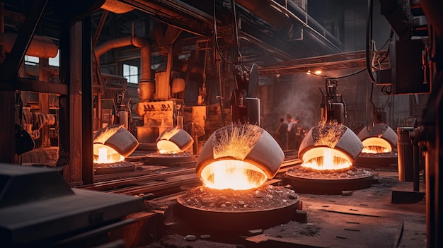 Foundry process Metal production Generative AI