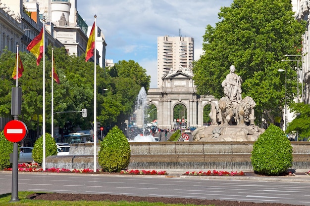 Fountain of Cybele in Madrid