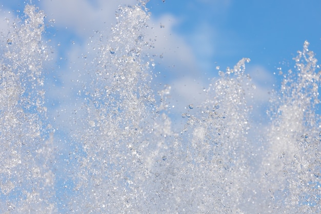 Fountain with splashes of water. High quality photo