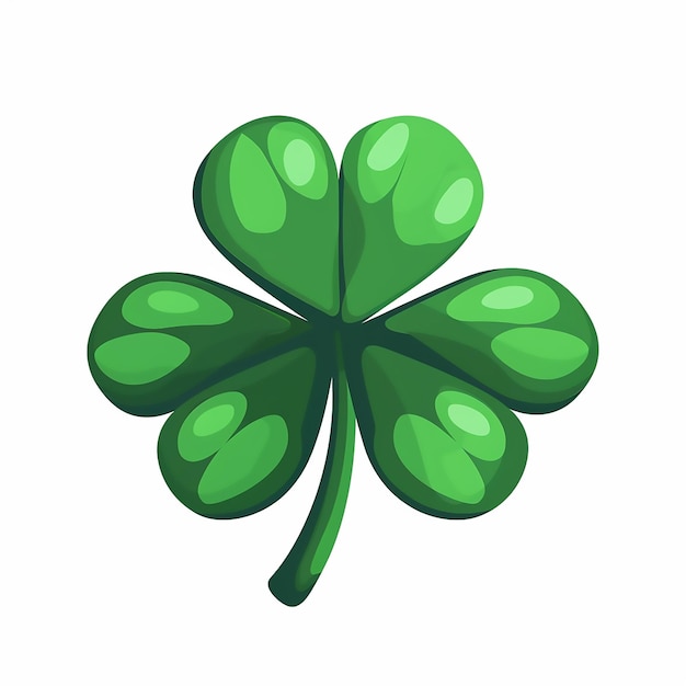 Photo four clover leaf for patricks day