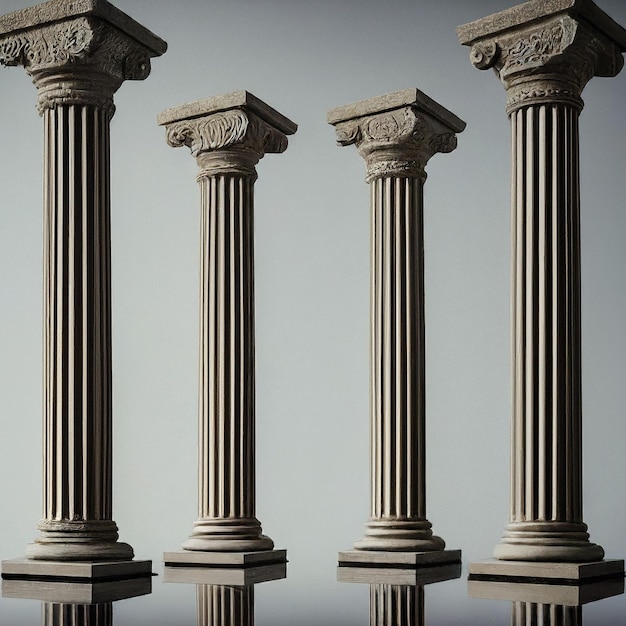 four columns with the word columns written on them