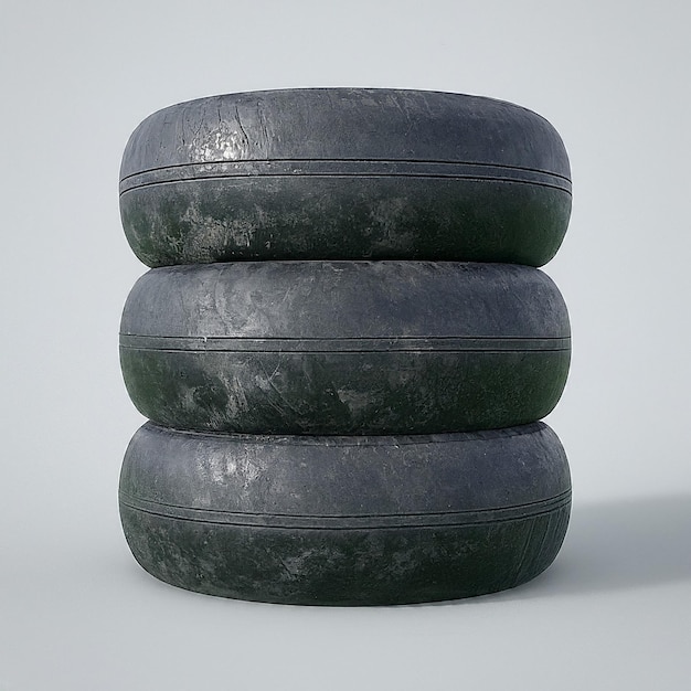 four tires stacked on top of each other one with the word quot on the bottom