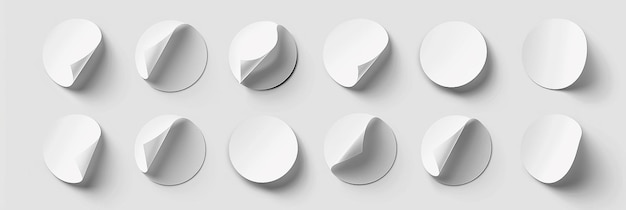 Photo four white objects on a white surface with one that says quot four quot