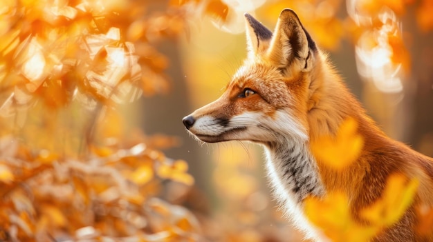 A Fox in Autumn