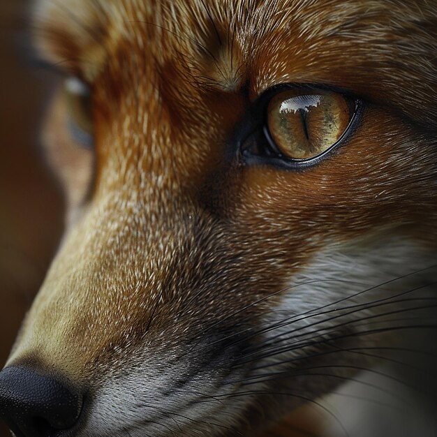 Photo a fox is laying in the grass with flowers