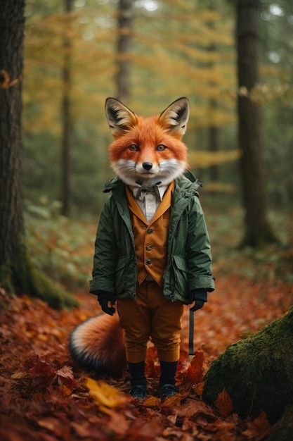 Fox in the jungle