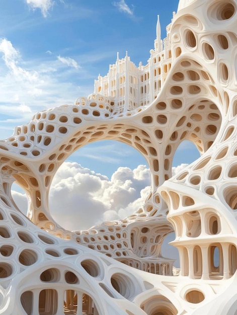 Photo fractal architecture that utilizes selfsimilar patterns to create complex and intricate structures