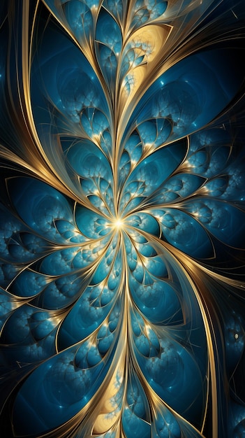 Fractals Abstract Image Texture Pattern Background Wallpaper Cover and Screen of Mobile