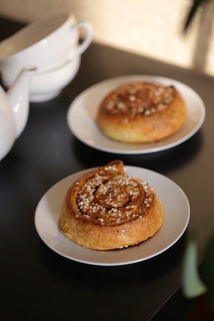 fragrant cinnamon buns, fragrant pastries