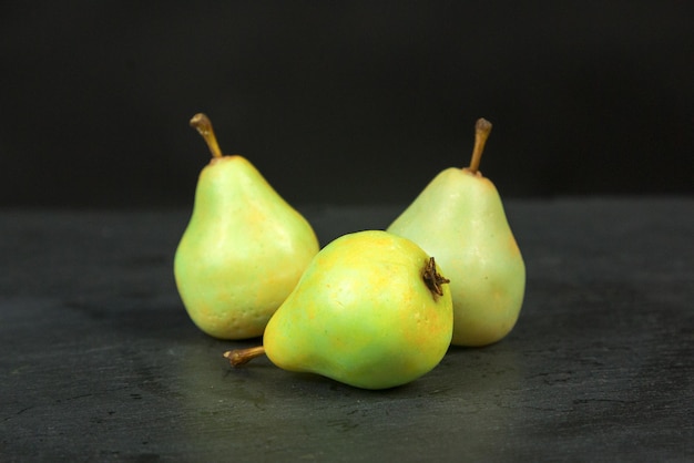 Fragrant handmade soap in the form of juicy pears