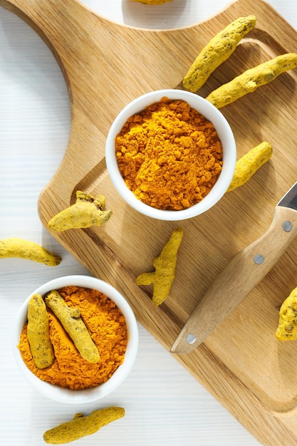 Fragrant seasoning turmeric one of the main ingredients in Indian curry