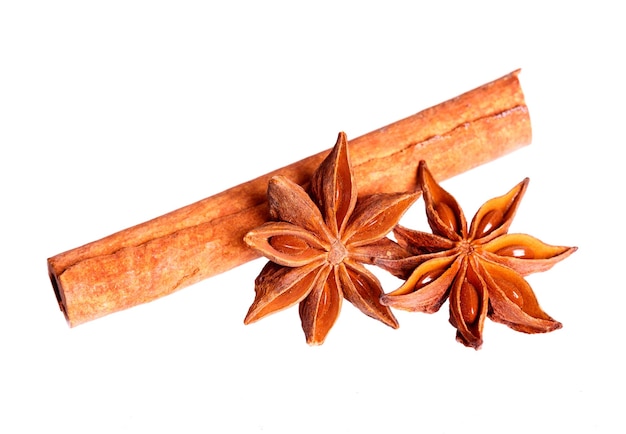 Fragrant spices Cinnamon and anise