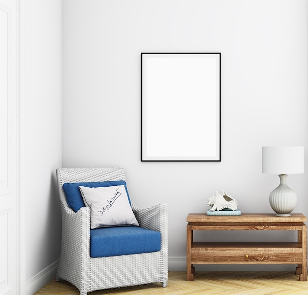 Frame mockup interior