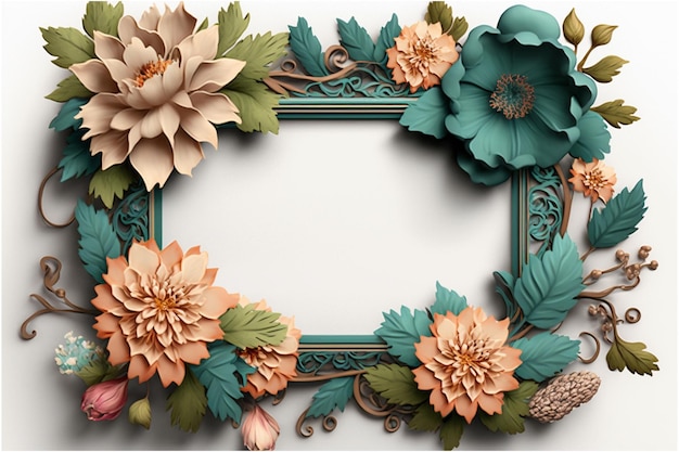 A frame that has the word dahlia on it