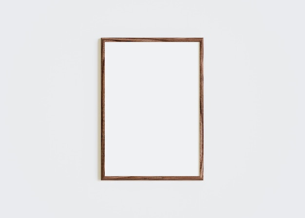 a frame that is made of wood