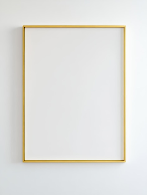 a frame that is yellow and has a white background