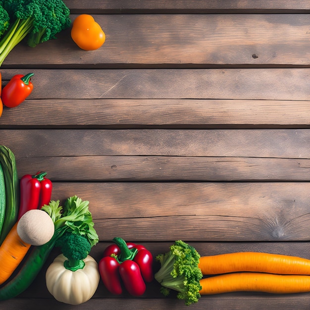 A frame of vegetables with a white pumpkin and a red bell pepper.