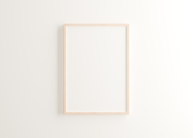 a frame on a wall