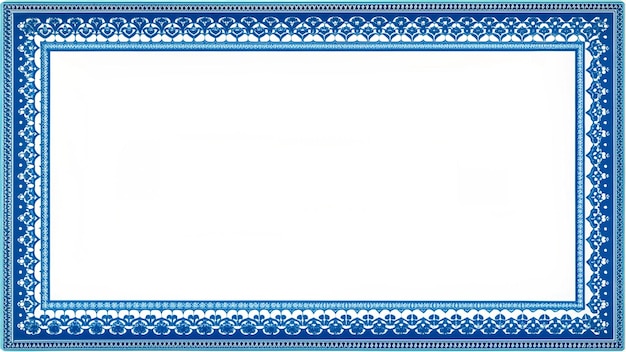 Photo a frame with a blue border and a border with a border that says quot the word quot on it