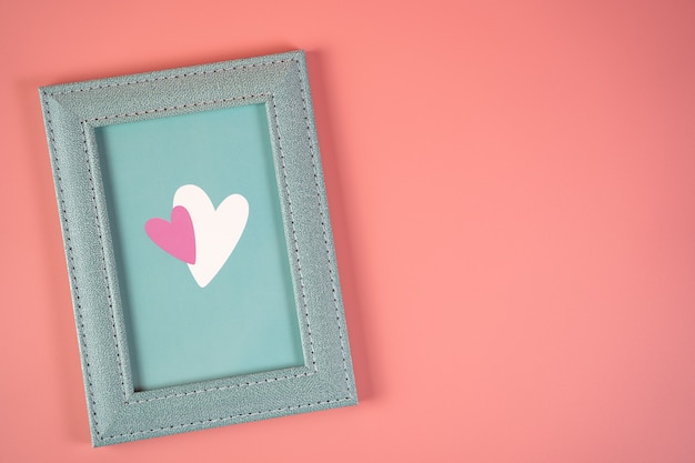 Frame with hearts