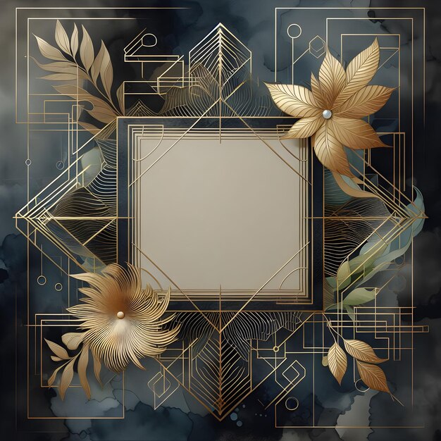 a frame with a white background with a gold flower and the word  call  on it