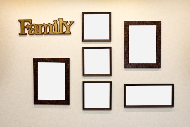 Frames on the wall backgrounds