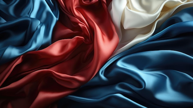 Photo france flag fabric